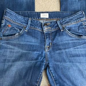 Hudson double button jeans size 28
